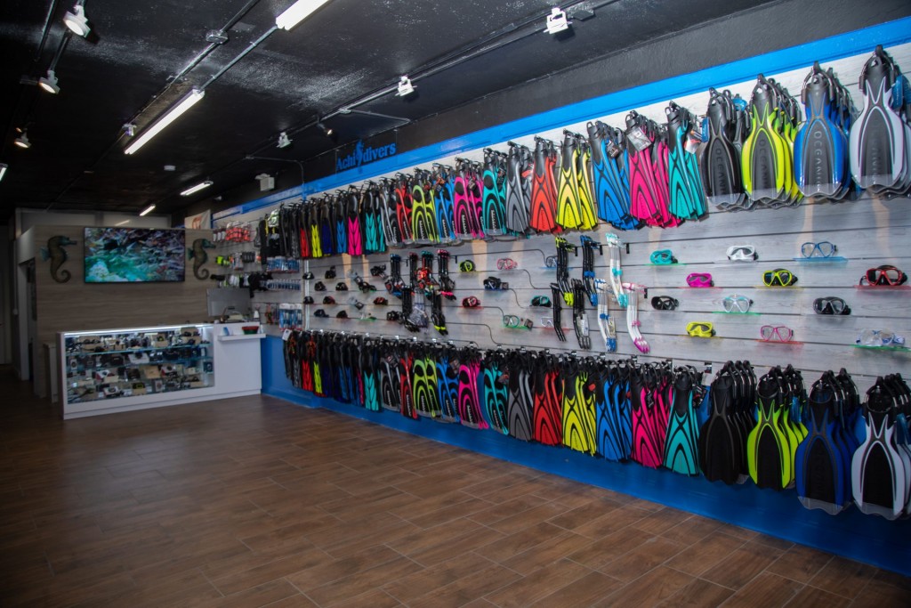 Scuba diving store