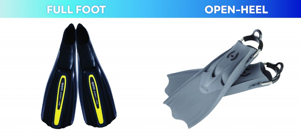 type of fins for scuba